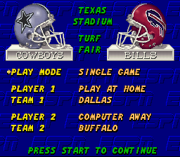 ESPN Sunday Night NFL screenshot 4 for Sega CD